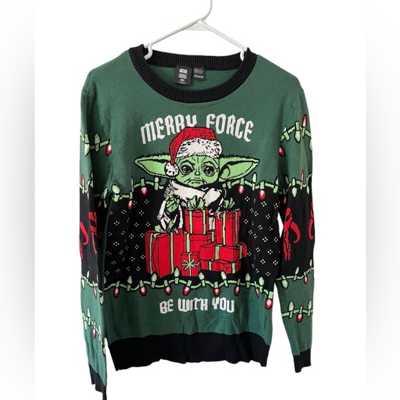 Star Wars Other - Star Wars Celebrate Together Mens Merry Force Be With You Yoda Christmas Sweater